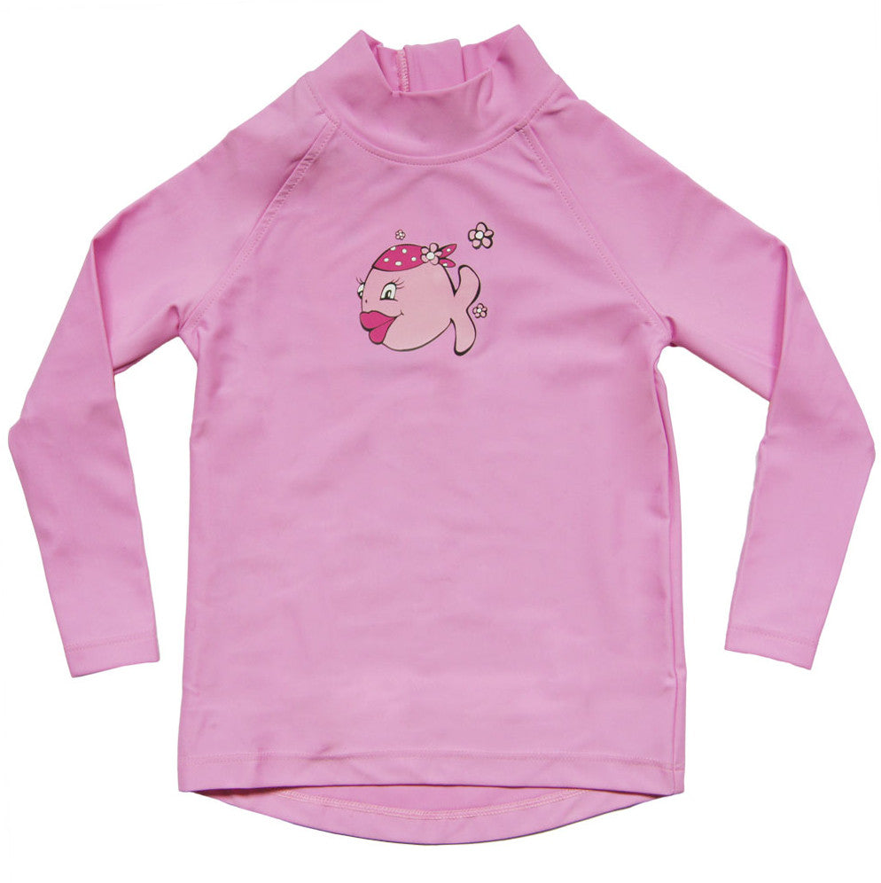 Polera infantil manga larga con filtro solar UV 300+ marca IQ