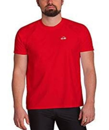 Polera manga corta corte recto hombre con filtro solar UPF 300+ marca IQ